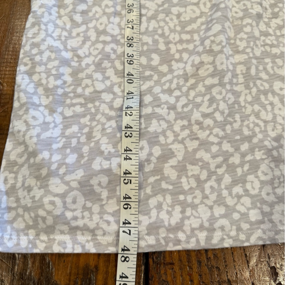 Old Navy White & Gray Animal Print 100% cotton Midi Dress XXL - Picture 9 of 11